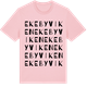 Pink Cotton t-shirt med Ekebyviken ordlek t-shirt
