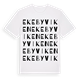 White t-shirt med Ekebyviken ordlek t-shirt