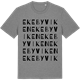 Mid Heather Gray t-shirt med Ekebyviken ordlek t-shirt