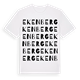 White t-shirt med Ekenberg ordlek t-shirt