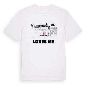 Någon i Ekenberg älskar mig t-shirt – ekologisk bomull t-shirt från Pinshirt