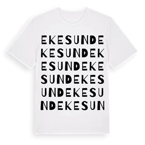 Ekesund ordlek t-shirt – ekologisk bomull t-shirt från Pinshirt