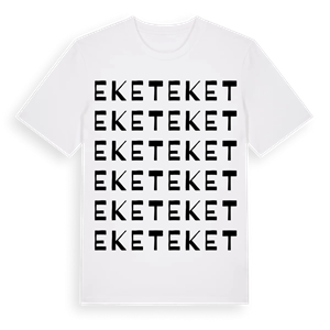 Eket ordlek t-shirt – ekologisk bomull t-shirt från PinShirt