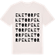 Vintage White t-shirt med Eketorp ordlek t-shirt