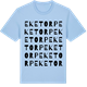 Blue Soul t-shirt med Eketorp ordlek t-shirt