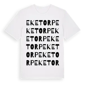 Eketorp ordlek t-shirt – ekologisk bomull t-shirt från Pinshirt