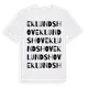 White t-shirt med Eklundshov ordlek t-shirt