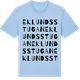 Blue Soul t-shirt med Eklundsstugan ordlek t-shirt
