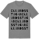 Mid Heather Gray t-shirt med Eklundsstugan ordlek t-shirt