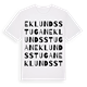 Eklundsstugan ordlek t-shirt