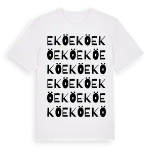 Ekö ordlek t-shirt – ekologisk bomull t-shirt från Pinshirt