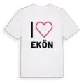 Jag älskar Ekön t-shirt stort tryck