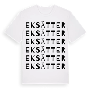 Eksätter ordlek t-shirt – ekologisk bomull t-shirt från Pinshirt