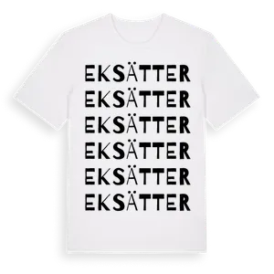 Eksätter ordlek t-shirt – ekologisk bomull t-shirt från Pinshirt