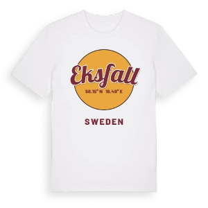 Eksfall cirkel t-shirt – ekologisk bomull t-shirt från Pinshirt