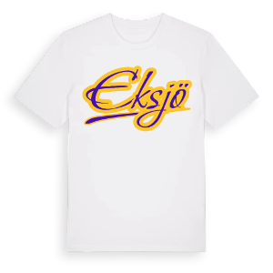 Eksjö baseball t-shirt – ekologisk bomull t-shirt från Pinshirt