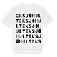 Eksjöhult ordlek t-shirt