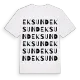 Eksund ordlek t-shirt