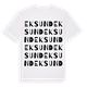 Eksund ordlek t-shirt