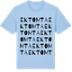 Blue Soul t-shirt med Ektomta ordlek t-shirt