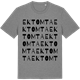 Mid Heather Gray t-shirt med Ektomta ordlek t-shirt