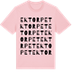 Pink Cotton t-shirt med Ektorpet ordlek t-shirt