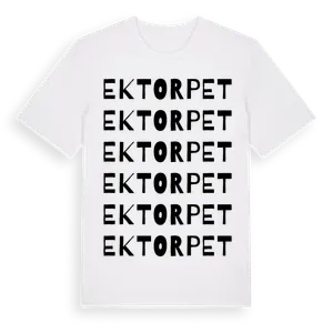 Ektorpet ordlek t-shirt – ekologisk bomull t-shirt från Pinshirt