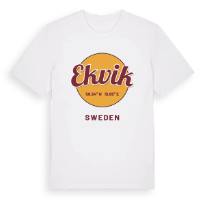 Ekvik cirkel t-shirt – ekologisk bomull t-shirt från Pinshirt