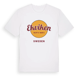 Ekviken cirkel t-shirt – ekologisk bomull t-shirt från Pinshirt
