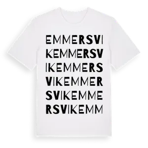 Emmersvik ordlek t-shirt – ekologisk bomull t-shirt från Pinshirt
