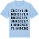 Blue Soul t-shirt med Enebylund ordlek t-shirt