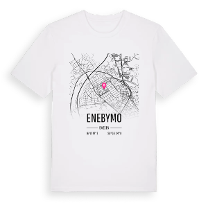 Enebymo karta t-shirt – ekologisk bomull t-shirt från Pinshirt