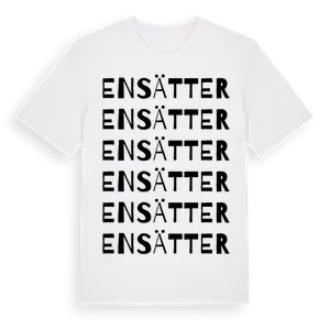 Ensätter ordlek t-shirt – ekologisk bomull t-shirt från Pinshirt