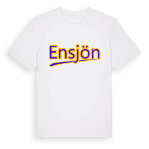 Ensjön baseball t-shirt – ekologisk bomull t-shirt från Pinshirt