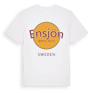 Ensjön cirkel t-shirt – ekologisk bomull t-shirt från Pinshirt