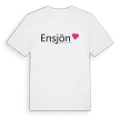 Ensjön hjärta t-shirt