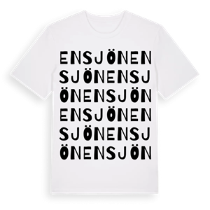 Ensjön ordlek t-shirt – ekologisk bomull t-shirt från Pinshirt