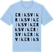 Blue Soul t-shirt med Eriksvik ordlek t-shirt