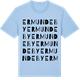Blue Soul t-shirt med Ermundeby ordlek t-shirt