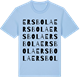 Blue Soul t-shirt med Ersbola ordlek t-shirt