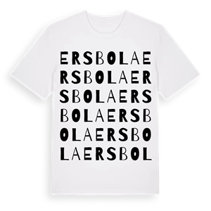 Ersbola ordlek t-shirt – ekologisk bomull t-shirt från Pinshirt