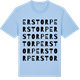 Blue Soul t-shirt med Erstorp ordlek t-shirt