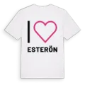 Jag älskar Esterön t-shirt stort tryck