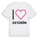 Jag älskar Esterön t-shirt stort tryck