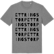 Mid Heather Gray t-shirt med Ettringstorp ordlek t-shirt