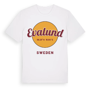 Evalund cirkel t-shirt – ekologisk bomull t-shirt från Pinshirt