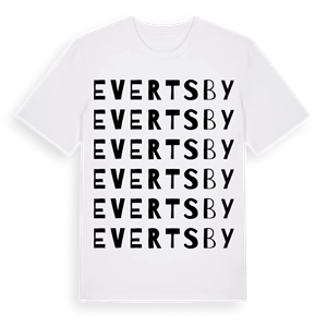 Evertsby ordlek t-shirt – ekologisk bomull t-shirt från Pinshirt