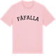 Pink Cotton t-shirt med Fåfalla böjd t-shirt