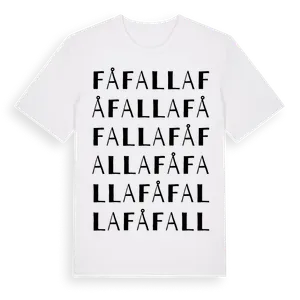 Fåfalla ordlek t-shirt – ekologisk bomull t-shirt från Pinshirt