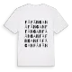 Fåfängan ordlek t-shirt